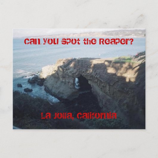 Sensenmann Postkarte (Vorderseite)