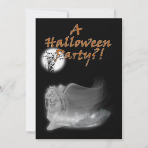 Sensenmann Reitet Wieder Halloween-Party Einladung