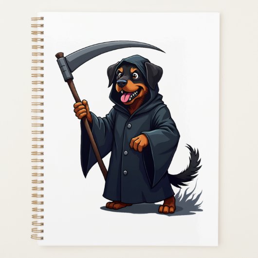 Sensenmann Rottweiler Hund Planer (Vorderseite)