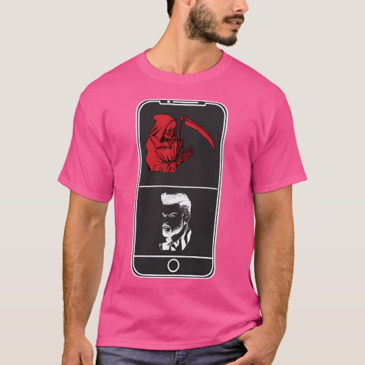 Sensenmann ruft - Christlich - Vdo Call Sensenmann T-Shirt (Vorderseite)