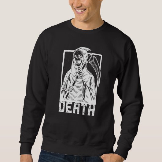 Sensenmann-Satans-Sense-Mann Sweatshirt (Vorderseite)