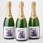 Sensenmann Schaumweinetikett (Flaschen)