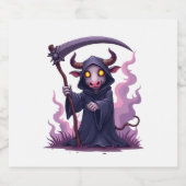 Sensenmann Schaumweinetikett (Einzelnes Label)