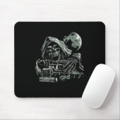 Sensenmann Skeleton LKW-Fahrer Mousepad (Mit Mouse)