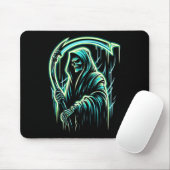 Sensenmann Skeleton Skull Coole Halloween-Schwerme Mousepad (Mit Mouse)