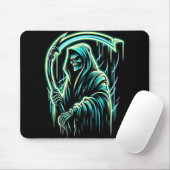 Sensenmann Skelett Schädel Cool Halloween Heavy Me Mousepad (Mit Mouse)