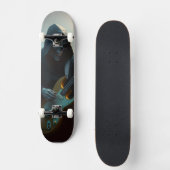 Sensenmann spielt Gitarre Skateboard (Vorderseite)