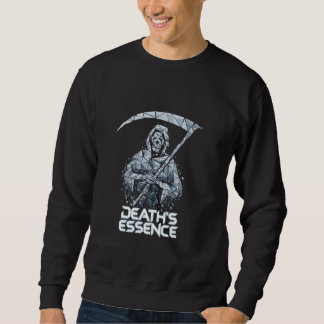 Sensenmann Todesessenz Abstrakte Fragmente Sweatshirt