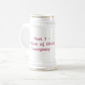 Sensenmann Two-Six Stein Bierglas (Vorderseite Links)