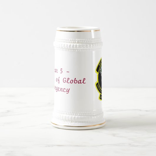 Sensenmann Two-Six Stein Bierglas (Mittel)