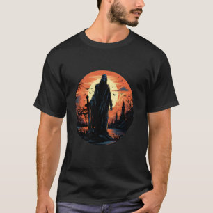 Sensenmann- und Skelett-Kunstsammlung T-Shirt