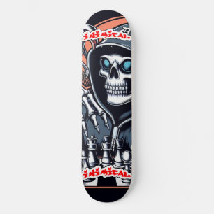 Sensenmann zum Abstellen von Detroit-Schach #2 Skateboard