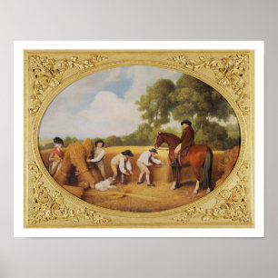 Sensenmänner, 1795 (Email auf Keks earthenw Poster