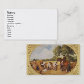 Sensenmänner Georges Stubbs |, 1795 (Email auf Visitenkarte (Vorne/Hinten)