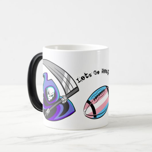 Sensenmanns Morphing Tasse (Vorderseite Links)