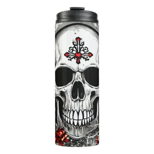 Sensenmanns Quench: Skull-Edition-Flasche Thermosbecher (Vorderseite)