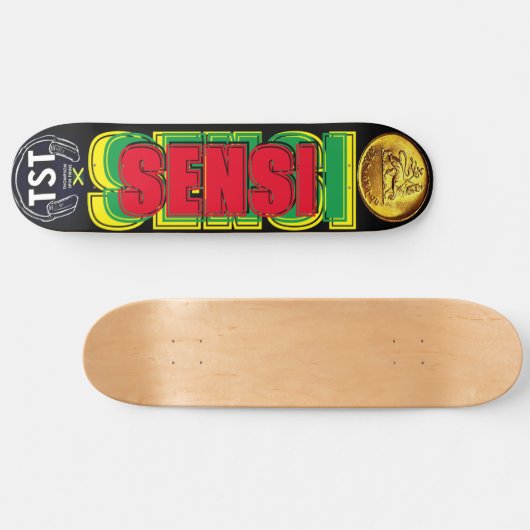 SENSI Offiziell JMT 8 1/4" Skateboard Deck (Horizontal)