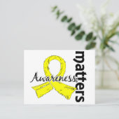 Sensibilisierung 7 Endometriose Postkarte (Stehend Vorderseite)