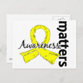 Sensibilisierung 7 Endometriose Postkarte (Vorne/Hinten)