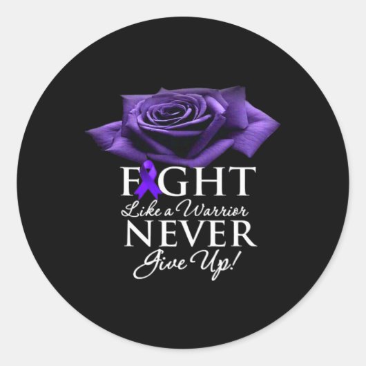 Sensibilisierung 7 runder aufkleber (Vorderseite)