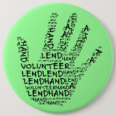 Sensibilisierung der Freiwilligen: Leihen Sie eine Button (Vorderseite)