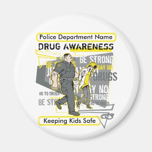 Sensibilisierung der Polizei für Drogensucht Magnet (Vorne)
