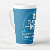 Sensibilisierung für Alopezie Milchtasse (Linke Ecke)