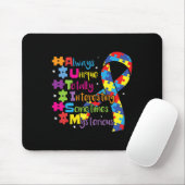 Sensibilisierung für Autismus 1 Mousepad (Mit Mouse)