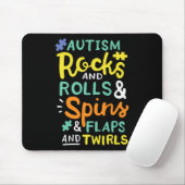 Sensibilisierung für Autismus 3 Mousepad (Mit Mouse)