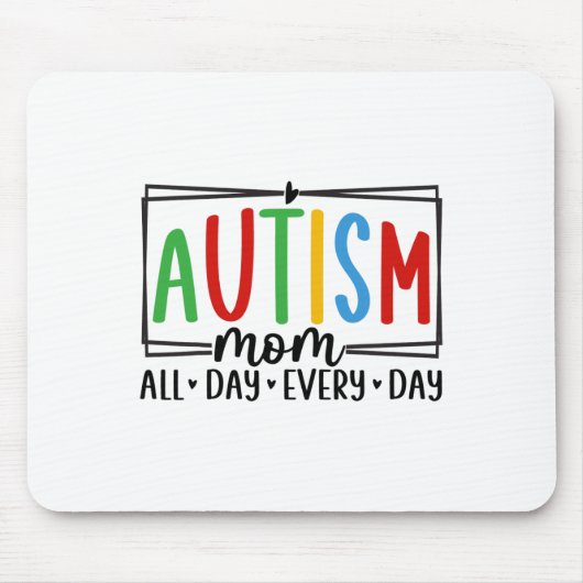 Sensibilisierung für Autismus 3 Mousepad (Vorne)
