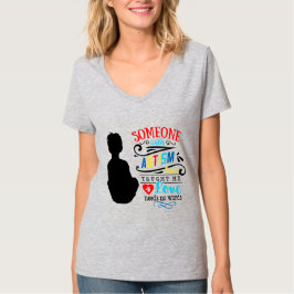 Sensibilisierung für Autismus - Der V-Neck-T - Shi T-Shirt