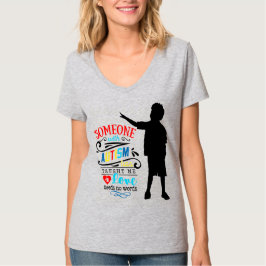 Sensibilisierung für Autismus - Der V-Neck-T - Shi T-Shirt