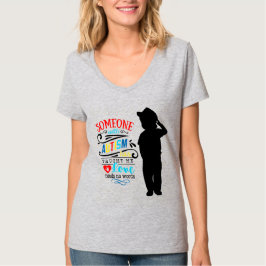 Sensibilisierung für Autismus - Der V-Neck-T - Shi T-Shirt