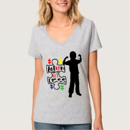 Sensibilisierung für Autismus - Der V-Neck-T - Shi T-Shirt