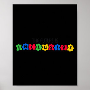 Sensibilisierung für Autismus Die Zukunft ist inkl Poster