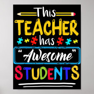 Sensibilisierung für Autismus Dieser Lehrer hat PH Poster