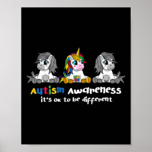 Sensibilisierung für Autismus - Es ist in Ordnung, Poster