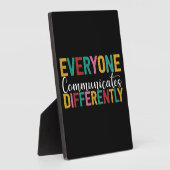 Sensibilisierung für Autismus Fotoplatte (Seite)