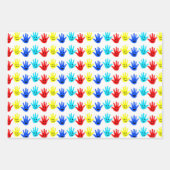 Sensibilisierung für Autismus Geschenkpapier Set (Vorderseite)