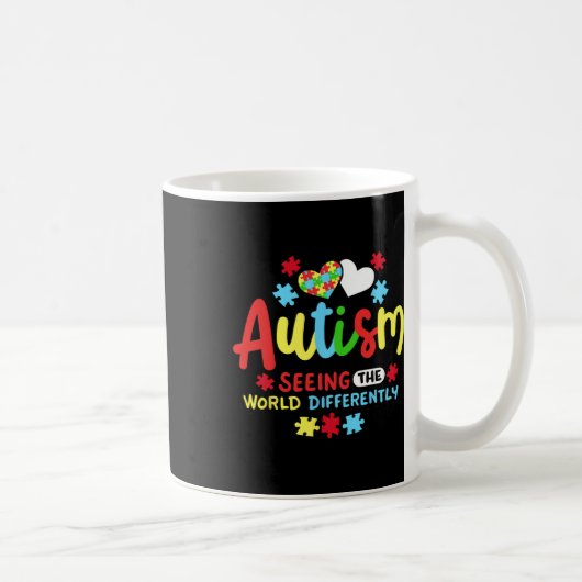 Sensibilisierung für Autismus Kaffeetasse (Rechts)