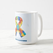 Sensibilisierung für Autismus Kaffeetasse (VorderseiteRechts)