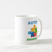 Sensibilisierung für Autismus Kaffeetasse (VorderseiteRechts)