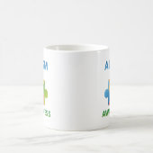 Sensibilisierung für Autismus Kaffeetasse (Mittel)