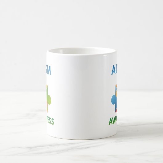 Sensibilisierung für Autismus Kaffeetasse (Mittel)