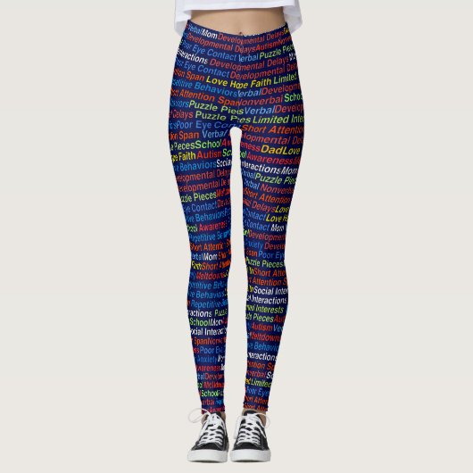 Sensibilisierung für Autismus - Leggings (Vorderseite)