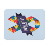 Sensibilisierung für Autismus Magnet (Horizontal)