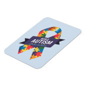 Sensibilisierung für Autismus Magnet (Linke Seite)