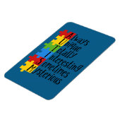 Sensibilisierung für Autismus Magnet (Linke Seite)