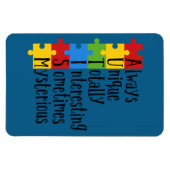 Sensibilisierung für Autismus Magnet (Horizontal)