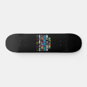 Sensibilisierung für Autismus - Motivierend Autism Skateboard (Horizontal)